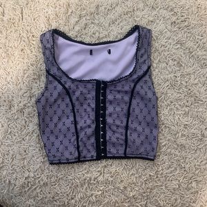 Purple Corset Top